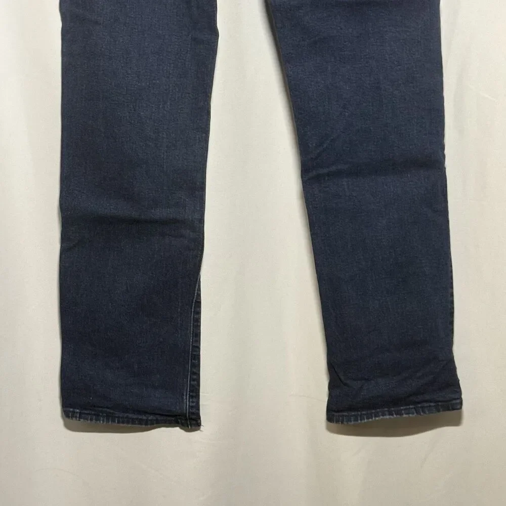 Bonobos Men's Size 33x32 Blue Jeans Dark Wash Straight Slim Stretch Denim